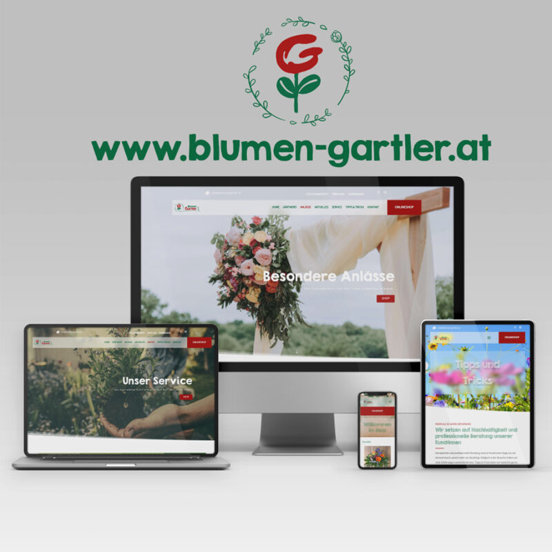 Einsigartig Blumen Gartler Website