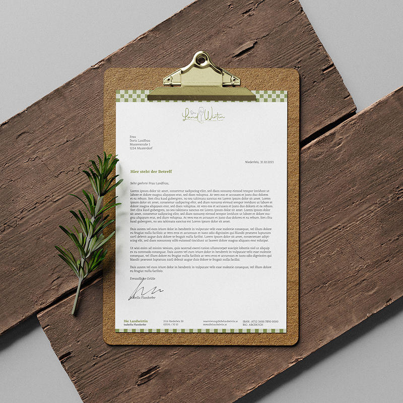 Einsigartig Landwirtin Briefpapier