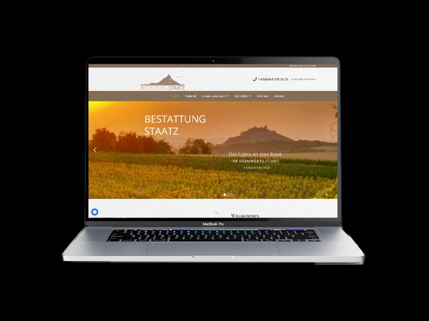 Bestattungsinstitut Staats Website